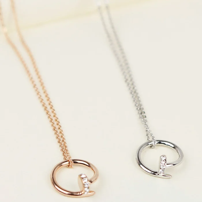 Temperament van ms contracted and fashionable western style nails collarbone fine necklace pendant brief paragraph
Temperament van ms contracted and fashionable western style nails collarbone fine necklace pendant brief paragraph