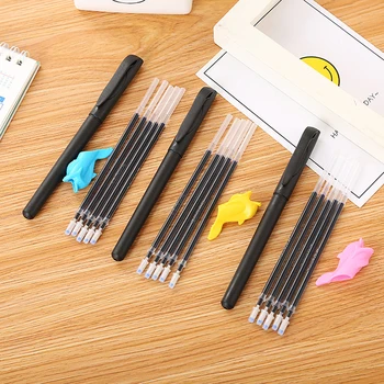 1set Magic Automatic Disappearance Normal Temperature Fading Pen with 5pcs Refill 1pc Pencil Grip Kids Practise Writing Pens Set
1set Magic Automatic Disappearance Normal Temperature Fading Pen with 5pcs Refill 1pc Pencil Grip Kids Practise Writing Pens Set