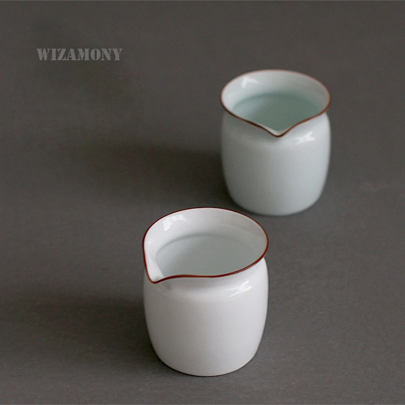

WIZAMONY 1PCS tea set Chinese Famous Kiln Glaze Handmake Fair Mug Justice Cup Teapot Points of Tea ware Kung Fu Tea Set teacup