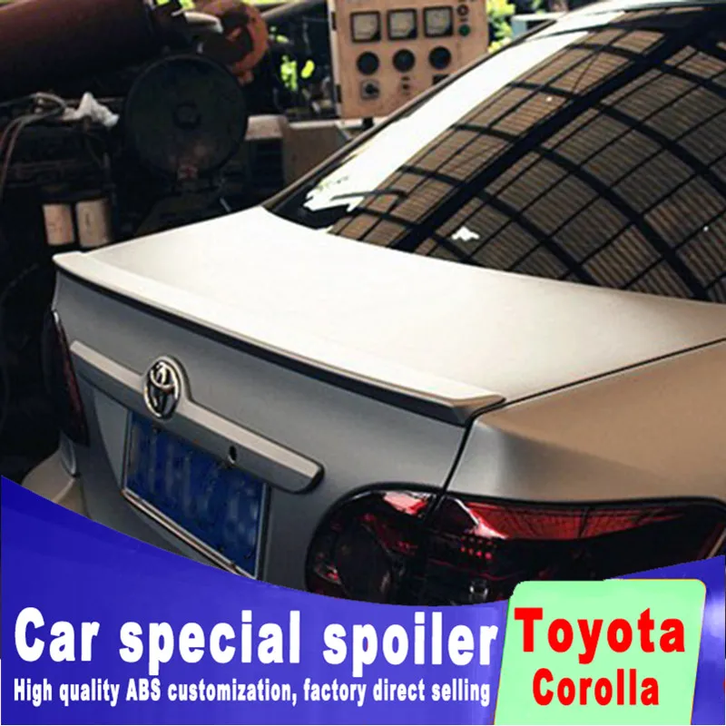 Corolla EX No perforation paste installation tail Spoiler with light ABS plastic Decorative landscaping spoiler
Corolla EX No perforation paste installation tail Spoiler with light ABS plastic Decorative landscaping spoiler