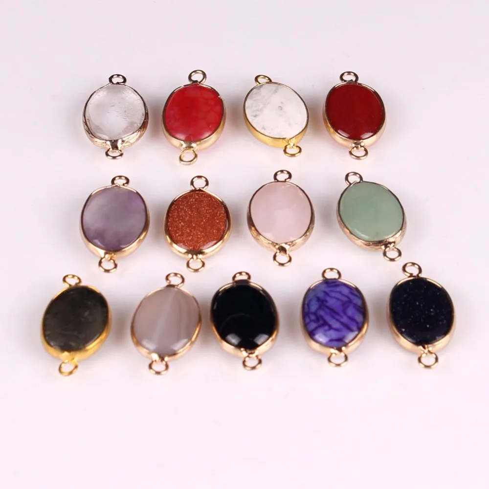 1pc Natural Quartz Stones Carved Oval Shaped Reiki Healing Crystals Connectors Pendants Diy Jewelry Making Accessories
1pc Natural Quartz Stones Carved Oval Shaped Reiki Healing Crystals Connectors Pendants Diy Jewelry Making Accessories