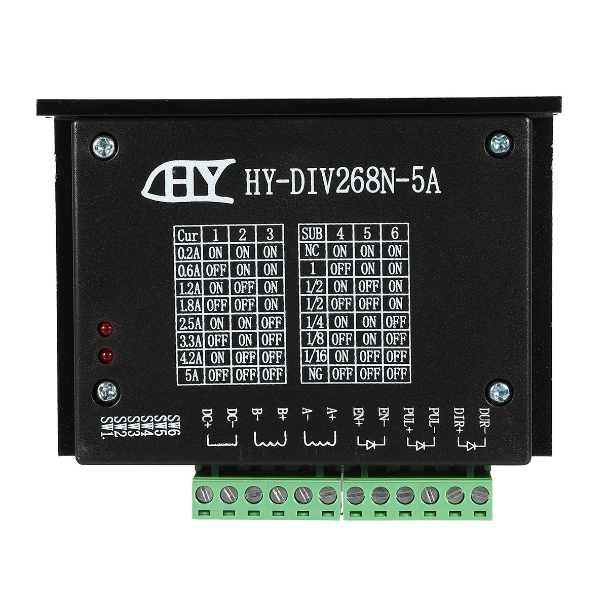 TB6600 0.2-5A CNC 50VDC Engraving Machine Stepper Motor Driver Controller Single Axis Two Four Phase Hybrid Single Withstand
TB6600 0.2-5A CNC 50VDC Engraving Machine Stepper Motor Driver Controller Single Axis Two Four Phase Hybrid Single Withstand