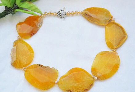 song voge gem nanJ0563 yellow sheet agate faceted black agate necklace
song voge gem nanJ0563 yellow sheet agate faceted black agate necklace