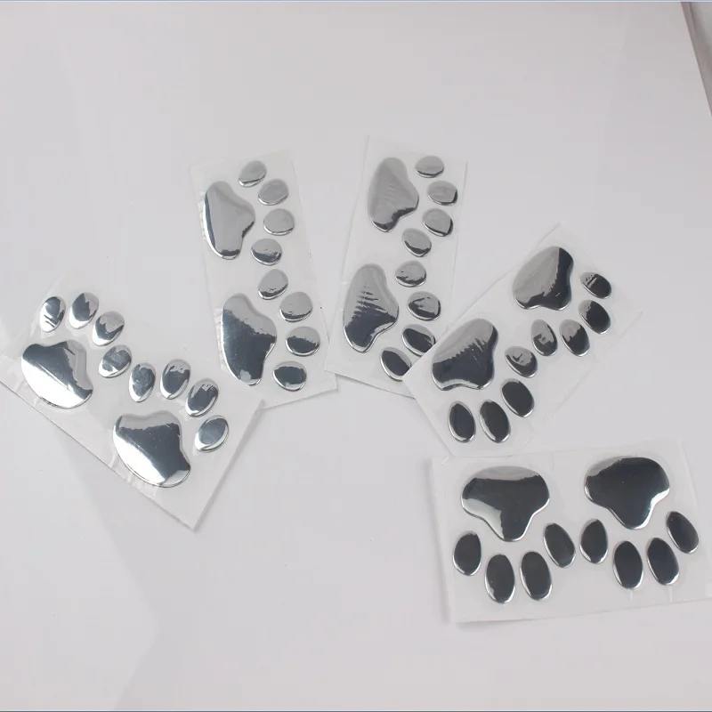 Image (10 pairs lot ) Wholesale 3d paw funny sticker decals for car truck auto