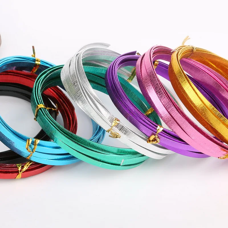 Flat Embossed Aluminum Wire 3m/lot 5mmx1mm (5mm width1mm thickness) Soft Metal Floristry Wire for DIY Jewelry Craft Making
Flat Embossed Aluminum Wire 3m/lot 5mmx1mm (5mm width1mm thickness) Soft Metal Floristry Wire for DIY Jewelry Craft Making