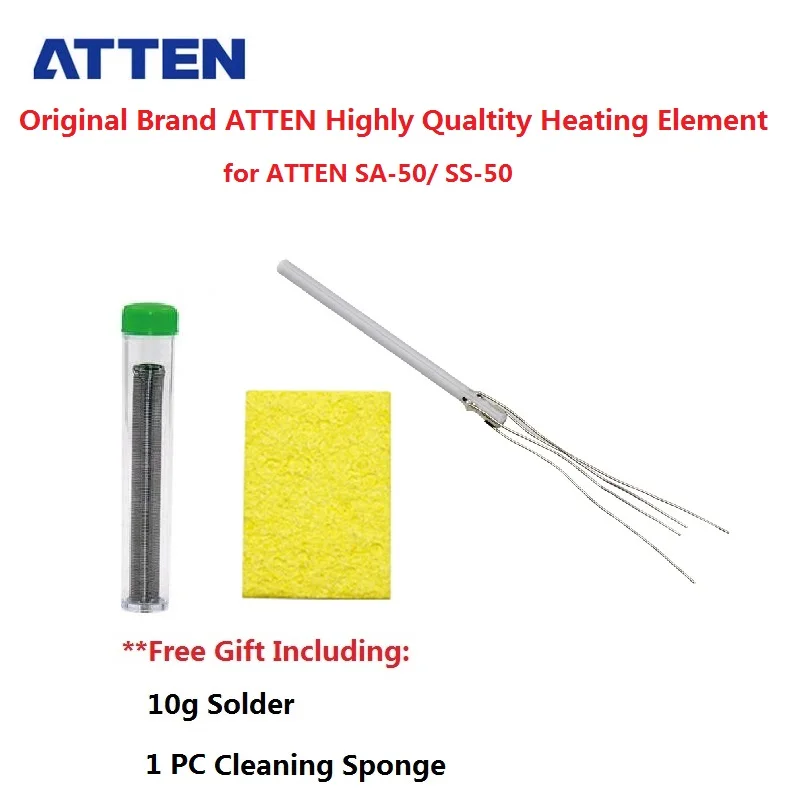 ATTEN Soldering Iron Ceramic Heater for Variable Temperature Controlled Welding Soldering Iron SA-50 SS-50 220V Free Shipping
ATTEN Soldering Iron Ceramic Heater for Variable Temperature Controlled Welding Soldering Iron SA-50 SS-50 220V Free Shipping