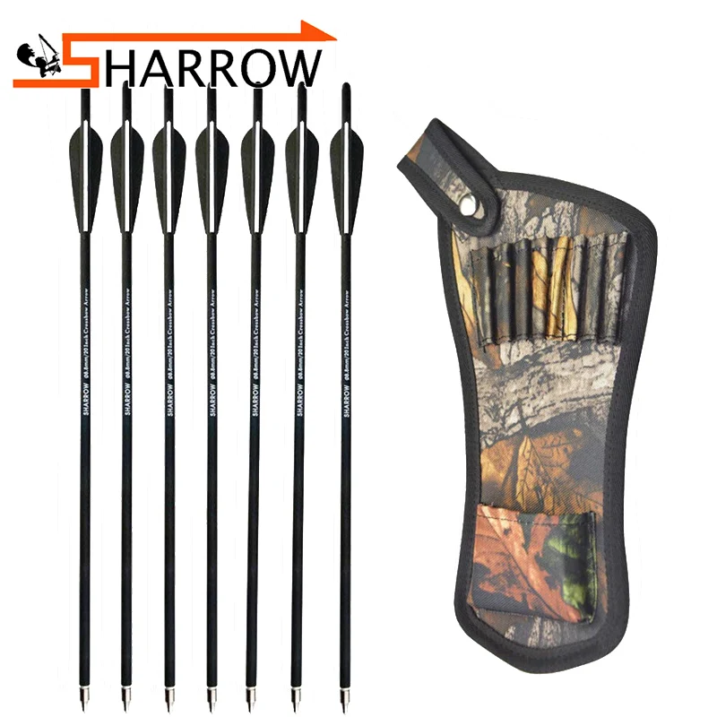 8 Pcs Archery Mix Carbon Crossbow Arrows 20 Inches With Arrow Quiver Outdoor Hunting Accessory
8 Pcs Archery Mix Carbon Crossbow Arrows 20 Inches With Arrow Quiver Outdoor Hunting Accessory