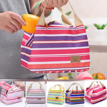 1PC High quality ladies insulated lunch box portable storage bag striped rainbow strip waterproof and durable
1PC High quality ladies insulated lunch box portable storage bag striped rainbow strip waterproof and durable