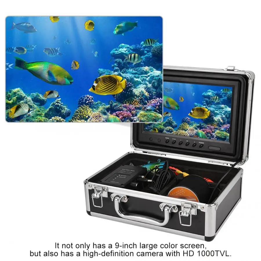 underwater ice fishing camera 110-240V 9 Inch 1000TVL Underwater Fishing HD Camera Kit with 20/30 Meter Cable
underwater ice fishing camera 110-240V 9 Inch 1000TVL Underwater Fishing HD Camera Kit with 20/30 Meter Cable