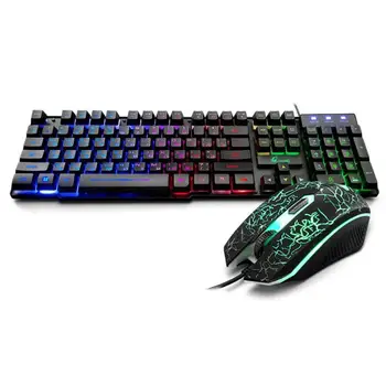 ALLOYSEED Wired Backlit 104 Keys Gaming Keyboard Four DPI adjustable Mechanical Mouse Two-color Injection Molding Colorful Light
ALLOYSEED Wired Backlit 104 Keys Gaming Keyboard Four DPI adjustable Mechanical Mouse Two-color Injection Molding Colorful Light