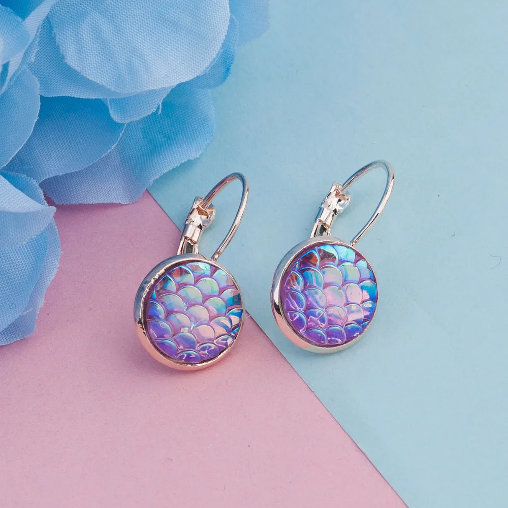DoreenBeads Drusy Jewelry Resin Mermaid Fish/ Dragon Scale Ear Clips Earrings Rose Gold AB Rainbow Multicolor Round , 3 Pairs
DoreenBeads Drusy Jewelry Resin Mermaid Fish/ Dragon Scale Ear Clips Earrings Rose Gold AB Rainbow Multicolor Round , 3 Pairs