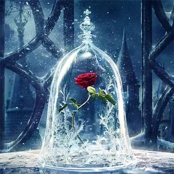 Diamond Embroidery DIY Diamond Painting Red Rose Flower Ice Beauty and Beast, Diamond Painting Cross Stitch Rhinestone Decor
Diamond Embroidery DIY Diamond Painting Red Rose Flower Ice Beauty and Beast, Diamond Painting Cross Stitch Rhinestone Decor