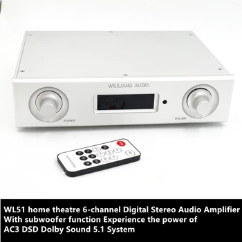 WL51 5.1 6-channel Digital Stereo audio amplifier Amplifier With 100w subwoofer amplifier DSD Dolby Sound Home Theater System
WL51 5.1 6-channel Digital Stereo audio amplifier Amplifier With 100w subwoofer amplifier DSD Dolby Sound Home Theater System