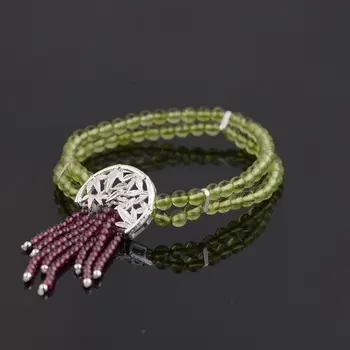 FNJ Elephant Bamboo Bracelet 925 Silver 4mm Peridot Bead Original S925 Sterling silver Tassel Garnet Bracelets for Women Jewelry
FNJ Elephant Bamboo Bracelet 925 Silver 4mm Peridot Bead Original S925 Sterling silver Tassel Garnet Bracelets for Women Jewelry