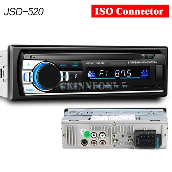 50Pcs/Lot JSD-520 Bluetooth V2.0 Car Radio Stereo Audio MP3 Player 12V In-dash 1 Din FM Receiver Aux Receiver USB SD
50Pcs/Lot JSD-520 Bluetooth V2.0 Car Radio Stereo Audio MP3 Player 12V In-dash 1 Din FM Receiver Aux Receiver USB SD
