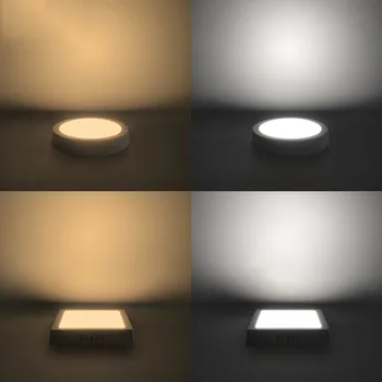 Led Panel Light Not cutting 6W/12W/18W/24W Round/Square Surface Mounted Indoor lighting Led ceiling Downlight AC85-265V + Driver
Led Panel Light Not cutting 6W/12W/18W/24W Round/Square Surface Mounted Indoor lighting Led ceiling Downlight AC85-265V + Driver