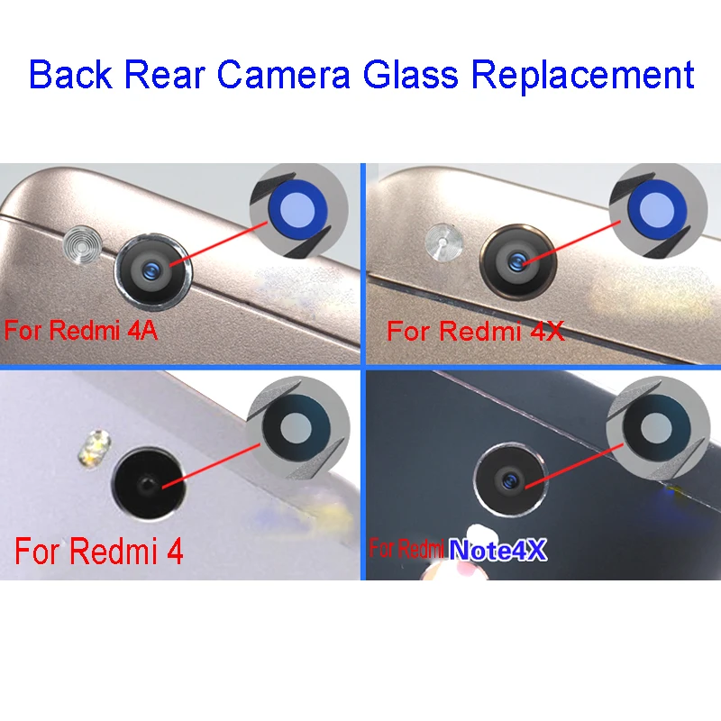 New For Xiaomi Redmi 4X 4 4A Note 4x Back Rear Camera Glass Lens Cover Replacement Part with Glue
New For Xiaomi Redmi 4X 4 4A Note 4x Back Rear Camera Glass Lens Cover Replacement Part with Glue