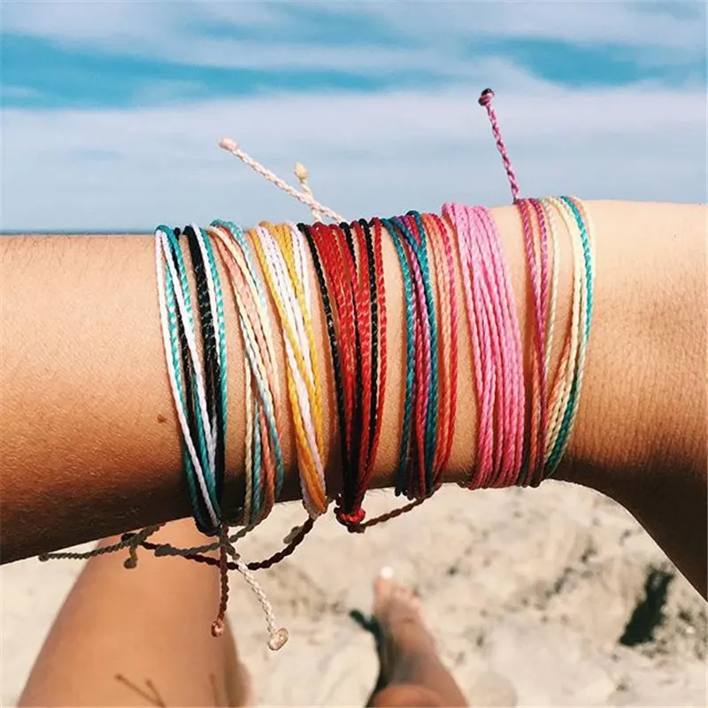 Rinhoo Bohemian multicolor Wax rope bracelet Ethnic Handmade Weave adjustable string bracelet New fashion jewelry gift bracelet
Rinhoo Bohemian multicolor Wax rope bracelet Ethnic Handmade Weave adjustable string bracelet New fashion jewelry gift bracelet