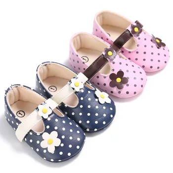 Spring and Autumn New Girl Baby PU Material Dot Flowers 0-1 Soft Bottom Baby Toddler Shoes
Spring and Autumn New Girl Baby PU Material Dot Flowers 0-1 Soft Bottom Baby Toddler Shoes