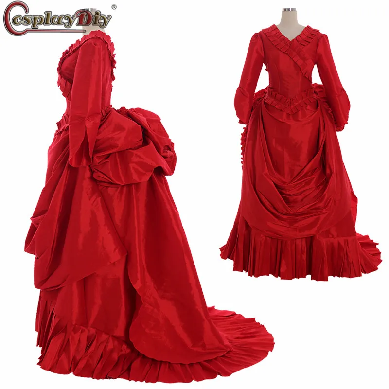 Cosplaydiy Marie Antoinette Baroque Ball Gown Bram Stoker's Dracula Costume 18th Century Dress Red Colonial Rococo Belle Dress
Cosplaydiy Marie Antoinette Baroque Ball Gown Bram Stoker's Dracula Costume 18th Century Dress Red Colonial Rococo Belle Dress