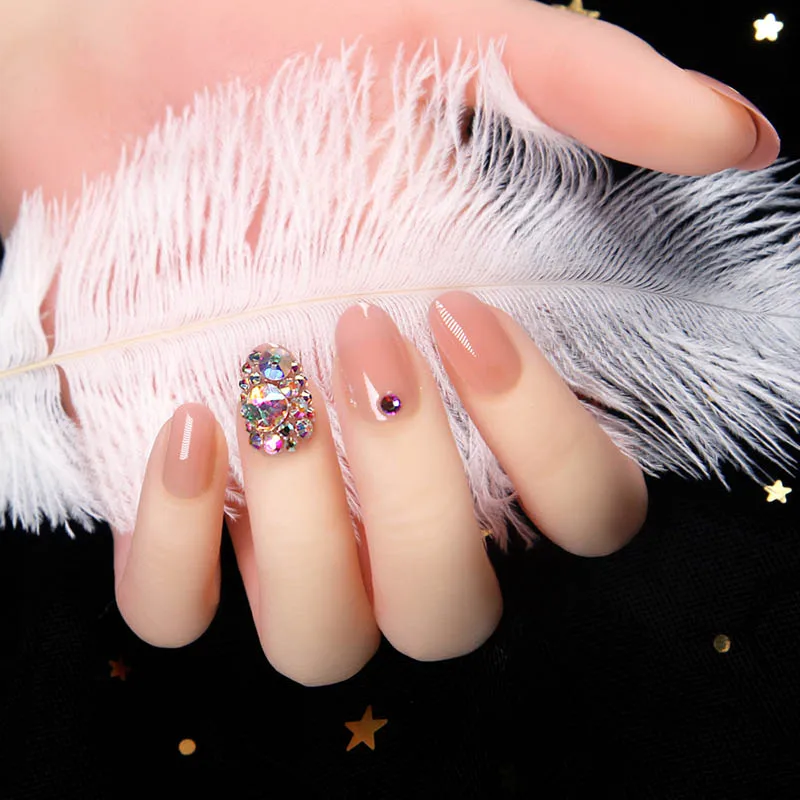 Lady 24pcs Diamond Arcylic Fake Nails Women Summer Light Color Medium Length Full Cover False Nail Art Patches TN
Lady 24pcs Diamond Arcylic Fake Nails Women Summer Light Color Medium Length Full Cover False Nail Art Patches TN