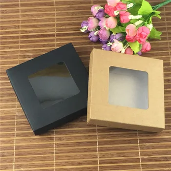 12Pcs/Lot Handmade Kraft Paper Transparent Window Sunroof Boxes For Candy Soap Decoration Package Gifts Storage Container Box
12Pcs/Lot Handmade Kraft Paper Transparent Window Sunroof Boxes For Candy Soap Decoration Package Gifts Storage Container Box