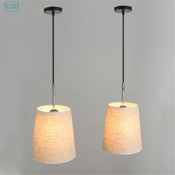 Modern Creative Fabric Lampshade Pendant Lights Simple Round Hang Lamps for Living Room Dining Room Kitchen Light Fixtures Decor
Modern Creative Fabric Lampshade Pendant Lights Simple Round Hang Lamps for Living Room Dining Room Kitchen Light Fixtures Decor