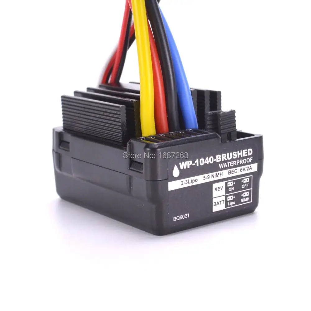 Brand New WP 1040 40A Brushed ESC Controller Waterproof For Hobbywing Quicrun RC Car Motor
Brand New WP 1040 40A Brushed ESC Controller Waterproof For Hobbywing Quicrun RC Car Motor