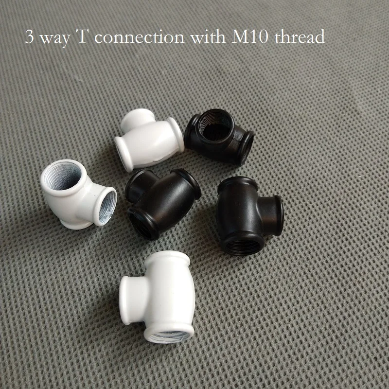 M10 white/black zinc alloy M10 inner tooth 3 way T connection adapter lighting hardware fittings accessories customized DIY
M10 white/black zinc alloy M10 inner tooth 3 way T connection adapter lighting hardware fittings accessories customized DIY