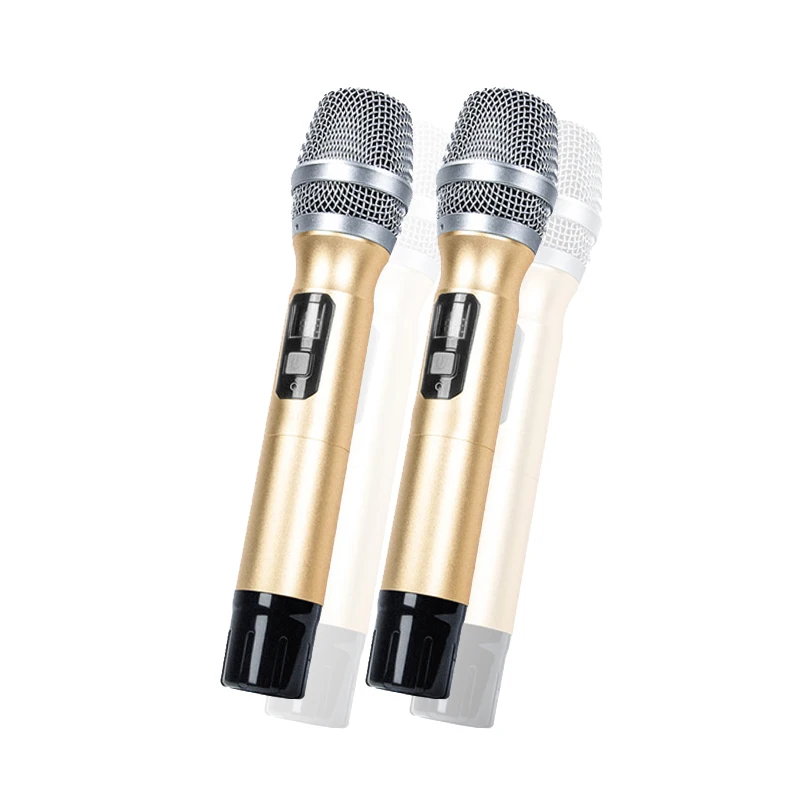 UHF Wireless Microphone System Handheld LED Mic UHF Speaker with Portable USB Receiver For KTV DJ Speech Amplifier Recording
UHF Wireless Microphone System Handheld LED Mic UHF Speaker with Portable USB Receiver For KTV DJ Speech Amplifier Recording