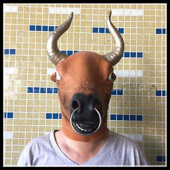 2016 New Halloween Mascaras Cosplay Horse Mask Cow Latex Mask Horse Head Mask Man&Women Full Head Animal Cow bull Mask
2016 New Halloween Mascaras Cosplay Horse Mask Cow Latex Mask Horse Head Mask Man&Women Full Head Animal Cow bull Mask