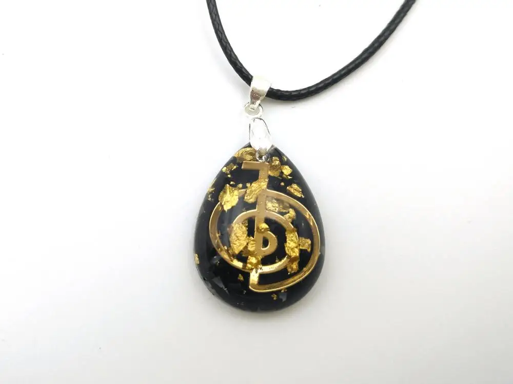 Black Tourmaline Waterdrop Shaped Orgonite Pendant with Cho Ku Rei Symbol- Wealth, Love, Meditation, Money Magnet-Talisman
Black Tourmaline Waterdrop Shaped Orgonite Pendant with Cho Ku Rei Symbol- Wealth, Love, Meditation, Money Magnet-Talisman