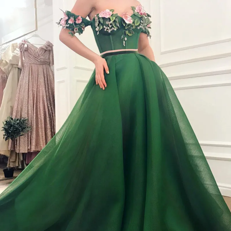 Green Muslim Evening Dresses 2019 A-line Sweetheart Tulle Beaded Flower Elegant Dubai Saudi Arabic Long Evening Gown Prom Dress
Green Muslim Evening Dresses 2019 A-line Sweetheart Tulle Beaded Flower Elegant Dubai Saudi Arabic Long Evening Gown Prom Dress