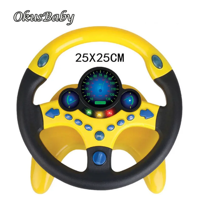 Musical and LED light Chidlren Educational Toy Car Simulatiors Steering wheel Copilot Driver Cosplay Baby Traffic Role Play Set
Musical and LED light Chidlren Educational Toy Car Simulatiors Steering wheel Copilot Driver Cosplay Baby Traffic Role Play Set