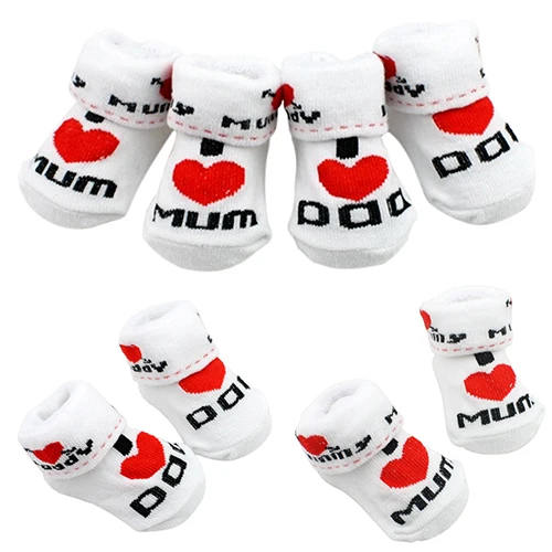 Cute Cotton Baby Socks White I Love Mum I Love Dad 0-6 Months Newborn Infant Boys Girls Baby Socks
Cute Cotton Baby Socks White I Love Mum I Love Dad 0-6 Months Newborn Infant Boys Girls Baby Socks