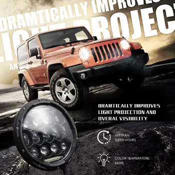 Universal 3 Modes High Power H4/H13 7 Inch 300w Round LED Headlights Turn Signal Light White DRL for Jeep Wrangler
Universal 3 Modes High Power H4/H13 7 Inch 300w Round LED Headlights Turn Signal Light White DRL for Jeep Wrangler
