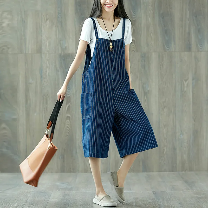 Women Jumpsuits Plus Size Wide Legs Jeans Pants Striped Denim Blue Loose Summer 2019 Oversized Female Large Big Trousers LP236
Women Jumpsuits Plus Size Wide Legs Jeans Pants Striped Denim Blue Loose Summer 2019 Oversized Female Large Big Trousers LP236