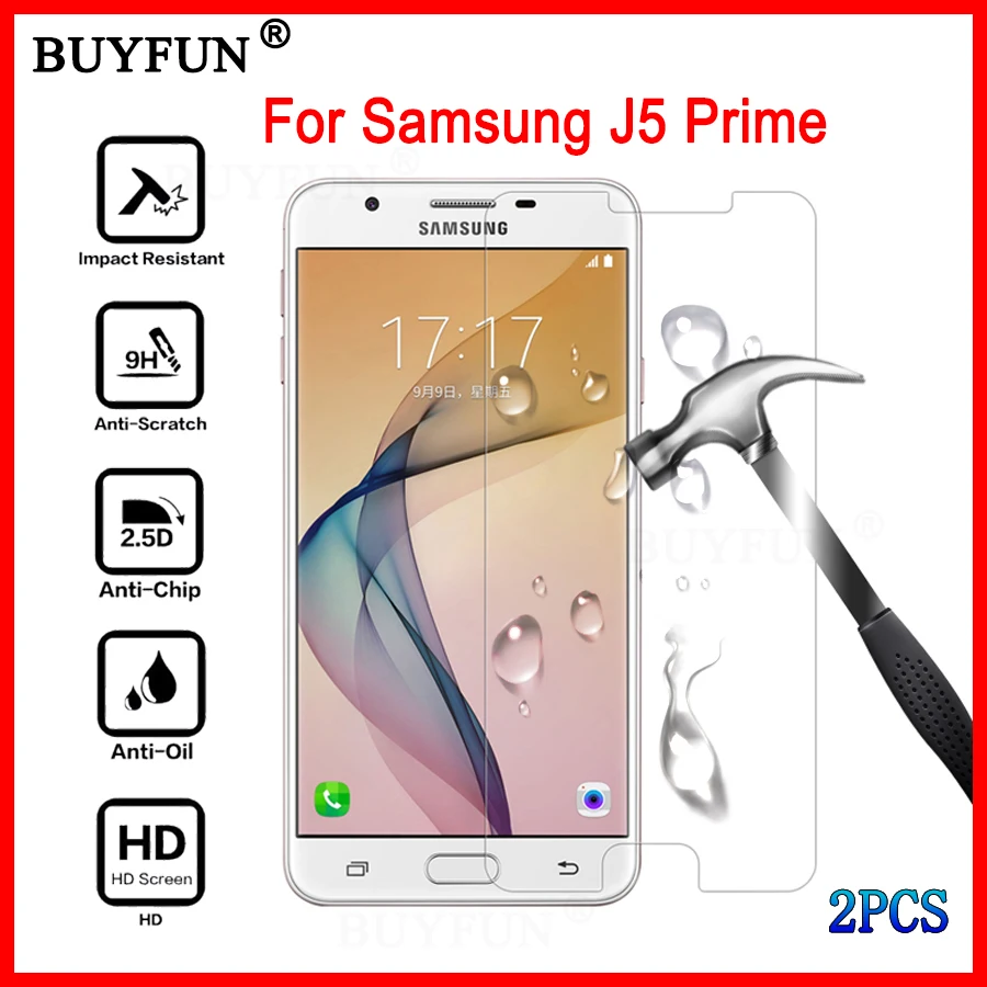 J5 Prime Защитная пленка для экрана Samsung Galaxy закаленное стекло J 5 G570 0 дюймов Tremp 2