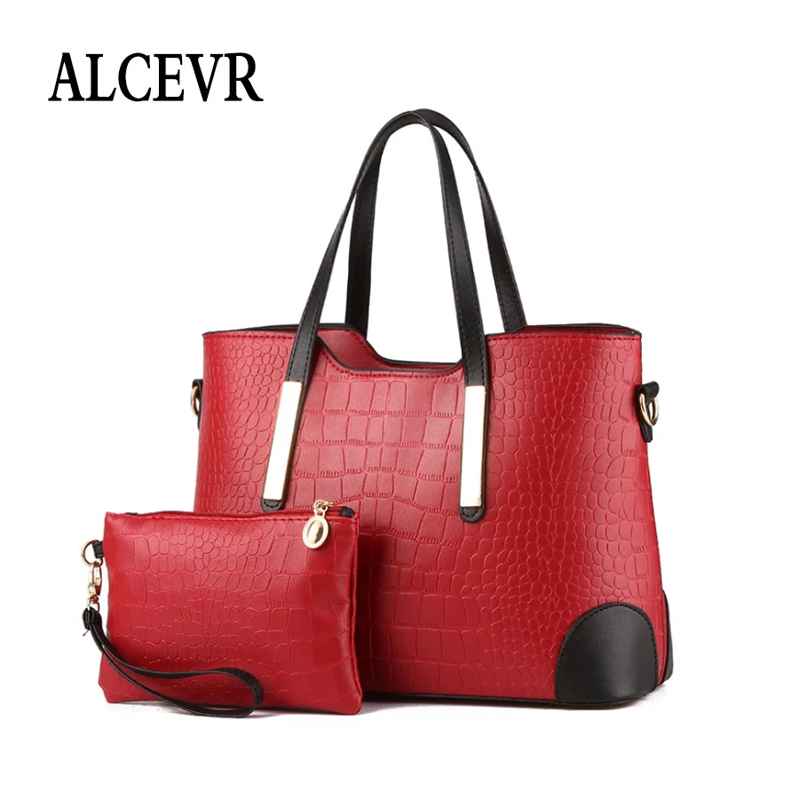 ALCEVR Solid Color Alligator Pu Leather Shoulder Bag Patchwork Fashion Composite Bag Soft Strap Women Bag Satchel Bolsa Feminina
ALCEVR Solid Color Alligator Pu Leather Shoulder Bag Patchwork Fashion Composite Bag Soft Strap Women Bag Satchel Bolsa Feminina