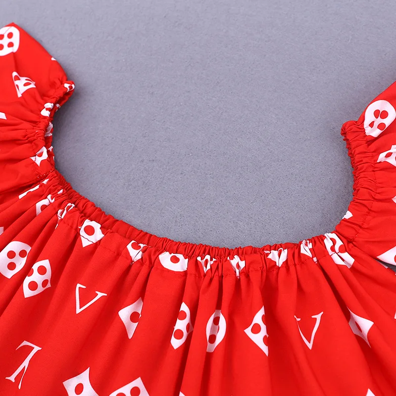 2018 Kids Outfit Fashion Children Clothing Sets Summer Girls Suit Off Shoulder Tops Denim Shorts Hairband 3Pcs Baby Girl Clothes (4)
