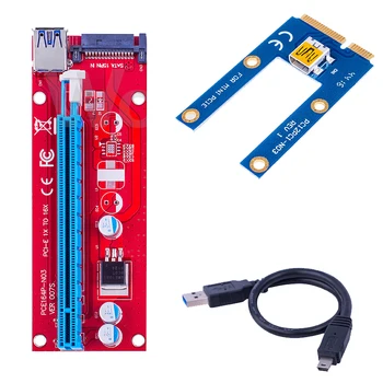Mini PCI-E PCI Express Extender Riser Card 1x To 16x PCIE Mining Card USB 3.0 Power Cable Adapter for BitCoin BTC Miner Machine
Mini PCI-E PCI Express Extender Riser Card 1x To 16x PCIE Mining Card USB 3.0 Power Cable Adapter for BitCoin BTC Miner Machine