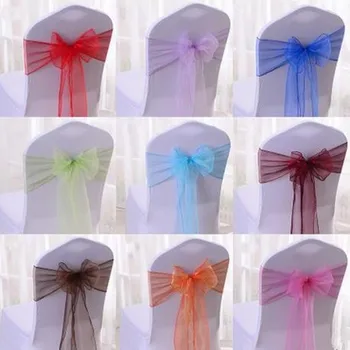 50PC/Lot New Wedding Organza Yarn Chair Sash Bow For Wedding Banquet Chair Covers DIY Decorations Supplies
50PC/Lot New Wedding Organza Yarn Chair Sash Bow For Wedding Banquet Chair Covers DIY Decorations Supplies