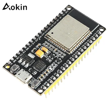 Aokin ESP32 ESP-32 Development Board Wireless WiFi Bluetooth Dual Core CP2104 Filters Power Module 2.4GHz RF For Arduino Nodemcu
Aokin ESP32 ESP-32 Development Board Wireless WiFi Bluetooth Dual Core CP2104 Filters Power Module 2.4GHz RF For Arduino Nodemcu