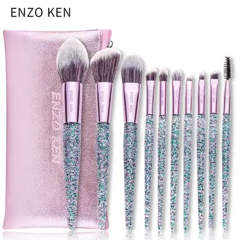 Makeup Brushes ENZO KEN 10Pcs Foundation Blush Brush Powder Blending Eyeshadow Make up Brushes Set
Makeup Brushes ENZO KEN 10Pcs Foundation Blush Brush Powder Blending Eyeshadow Make up Brushes Set