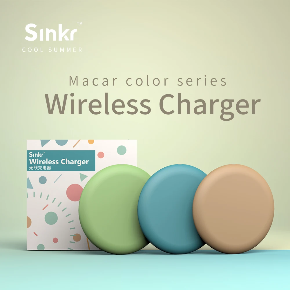 Sinkr 10W Wireless Charger for iPhone X XR Xs Max 8 8plus Airpods Huawei P30 Pro Mate Samsung S10 S9 S8 Xiaomi 9x Macaron color
Sinkr 10W Wireless Charger for iPhone X XR Xs Max 8 8plus Airpods Huawei P30 Pro Mate Samsung S10 S9 S8 Xiaomi 9x Macaron color