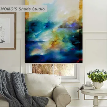 MOMO Blackout Painting Window Curtains Roller Shades Blinds Thermal Insulated Fabric Custom Size,PRB set74
MOMO Blackout Painting Window Curtains Roller Shades Blinds Thermal Insulated Fabric Custom Size,PRB set74