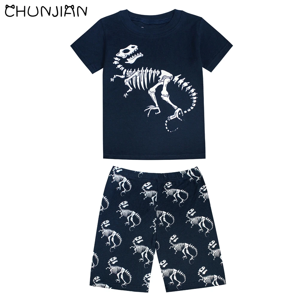 Boys Dinosaur Sleepwear Children Cartoon Clothing Set Kids Sports Suit Baby Short Sleeve Pajamas Girls Animal Pijamas
Boys Dinosaur Sleepwear Children Cartoon Clothing Set Kids Sports Suit Baby Short Sleeve Pajamas Girls Animal Pijamas