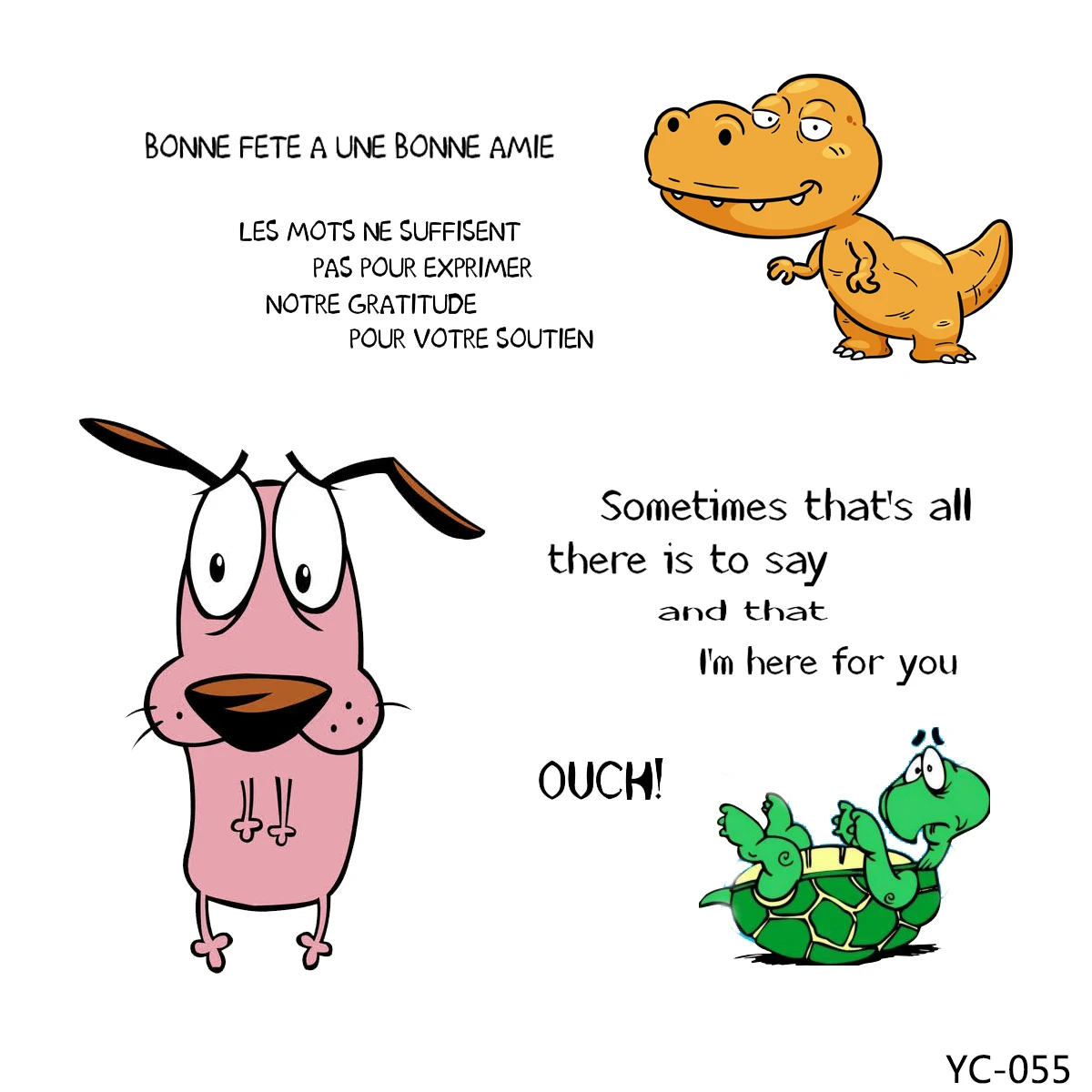 AZSG Funny Dinosaur Dog Tortoise Silicone Clear Stamps For Scrapbooking DIY Clip Art /Album /Card Making Decoration Stamps Craft
AZSG Funny Dinosaur Dog Tortoise Silicone Clear Stamps For Scrapbooking DIY Clip Art /Album /Card Making Decoration Stamps Craft