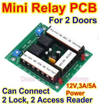 1 Order=2 pcs Newest Access Controller Relay board with Mini size, relay Small PCB control4 2 lock 2 access control reader DC12V
1 Order=2 pcs Newest Access Controller Relay board with Mini size, relay Small PCB control4 2 lock 2 access control reader DC12V