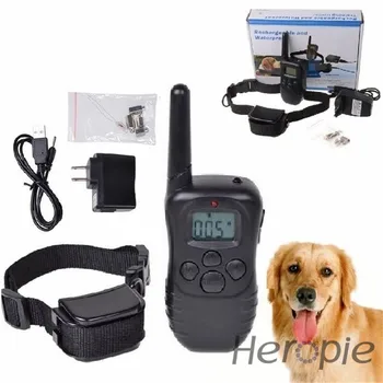 Heropie 300 Meters Pet Dog Training Collar Rechargeable And Water-resistant Remote Electric Shock Anti-bark With LCD Display
Heropie 300 Meters Pet Dog Training Collar Rechargeable And Water-resistant Remote Electric Shock Anti-bark With LCD Display